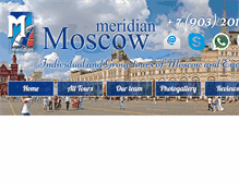 Tablet Screenshot of moscowmeridian.com